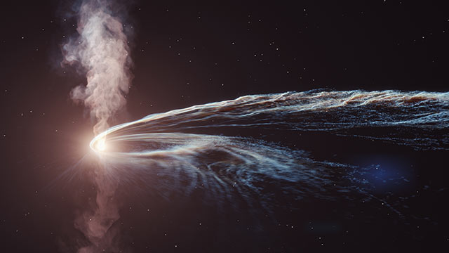 Was a neutrino produced by a black hole devouring a star? According to a new study, this isn't the case