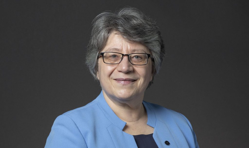 Lia Merminga has been selected as the head of the Fermi National Accelerator Laboratory
