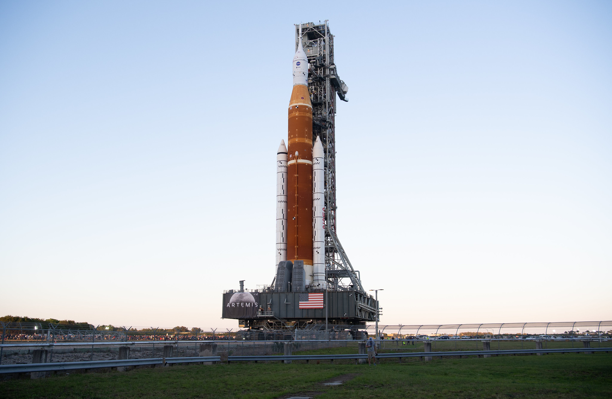 Fifty years after Apollo, NASA launches new moon rocket