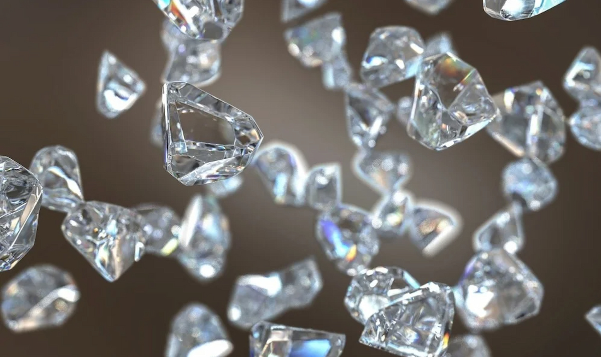 To create tiny diamonds and a new kind of water, scientists blasted plastic using lasers