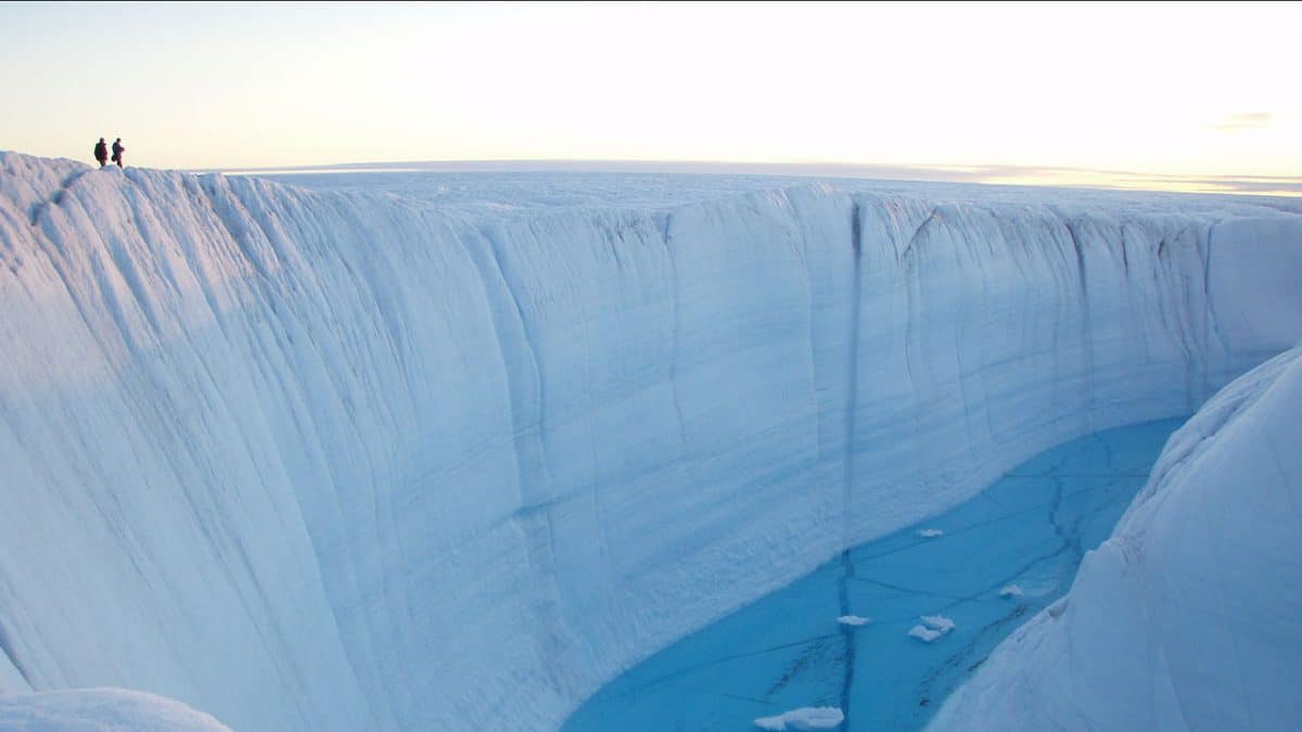 Discovering particles with the maximum energy at the top of the Greenland Ice Sheet