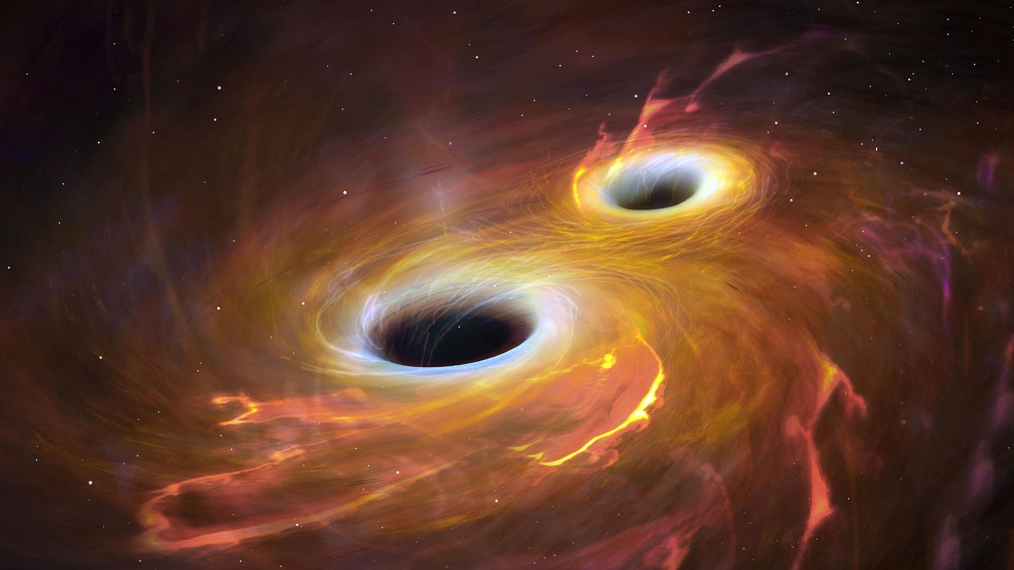 Neutrinos are also created during the collision of black holes