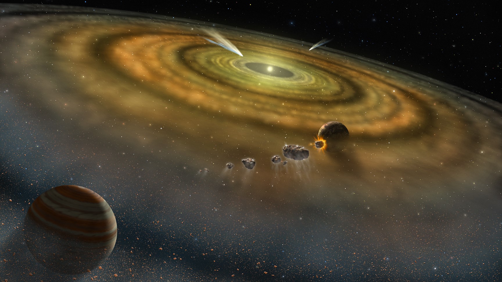 New Comet Research Offers New Information on the Early Solar System's Chemical Components