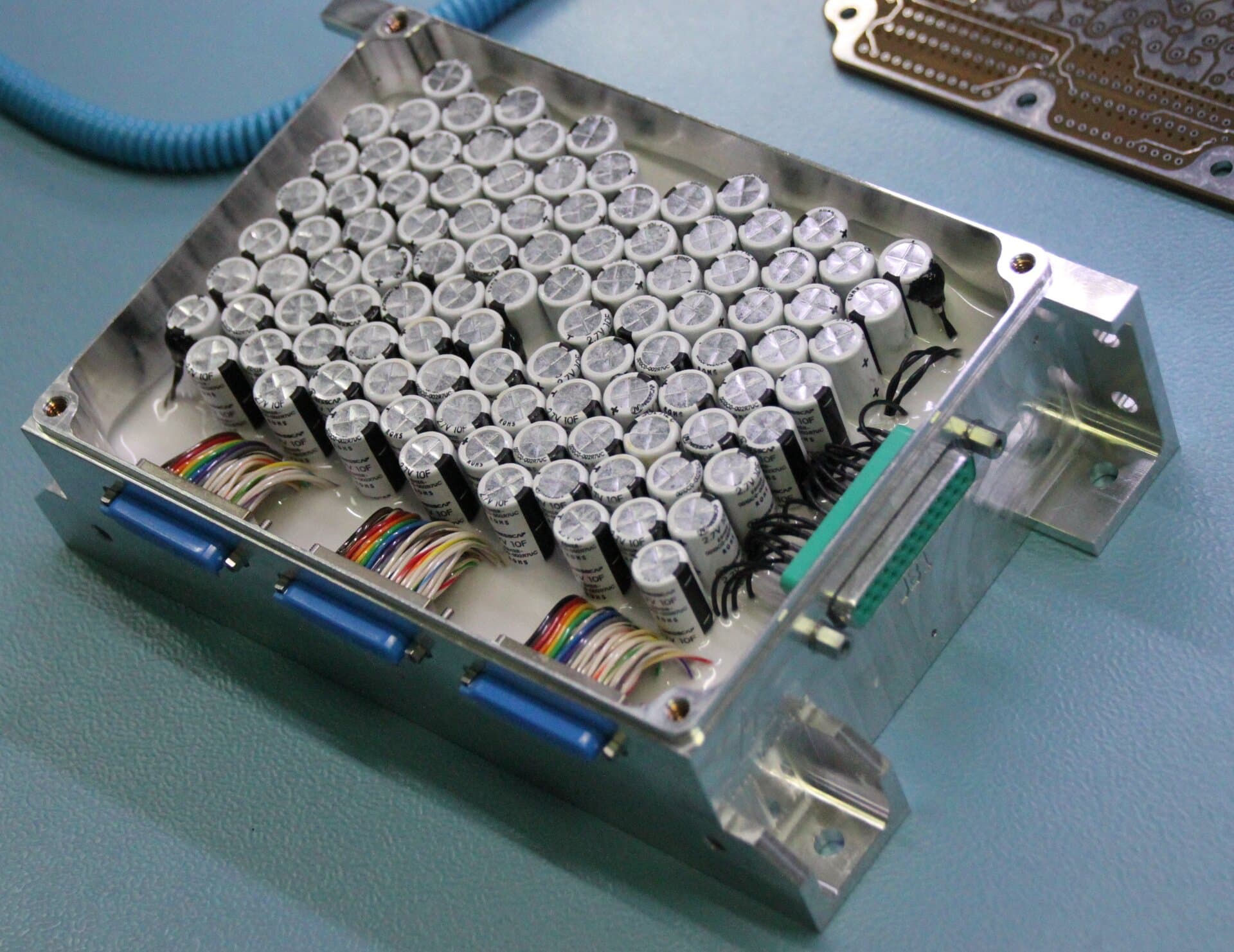 Bank of supercapacitors engineering model