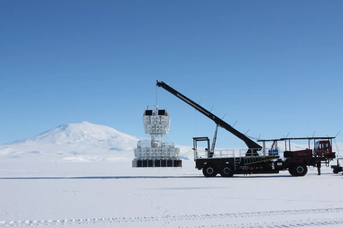 ANITA in Antarctica. (Image Courtesy of Christian Miki)