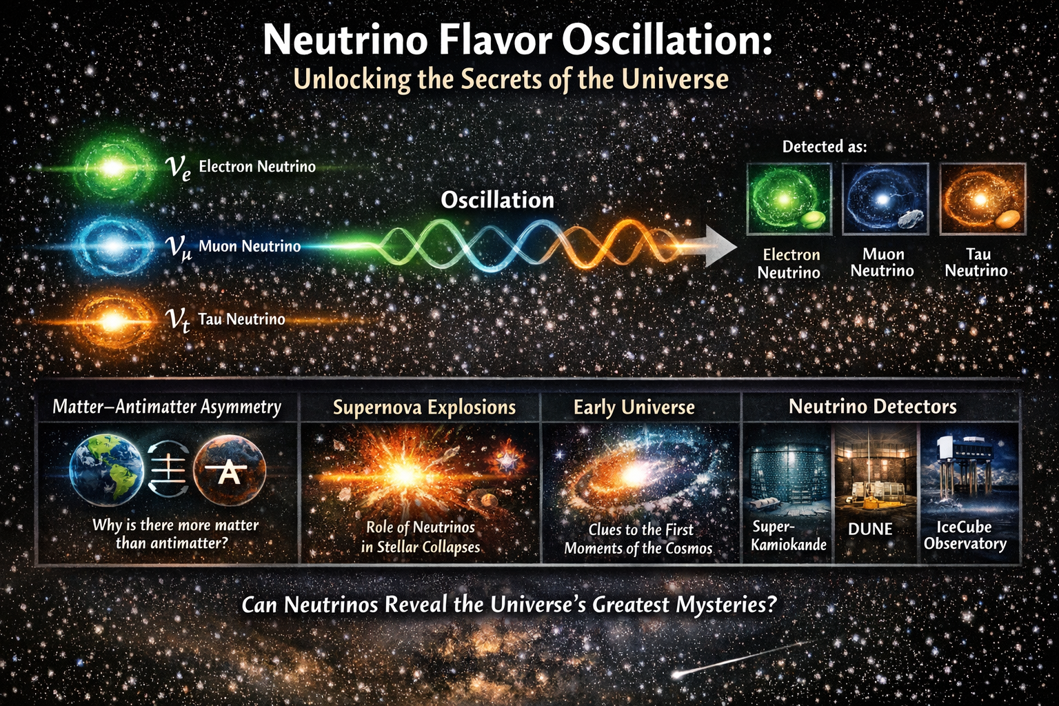 How Scientists Detect Neutrino Flavor